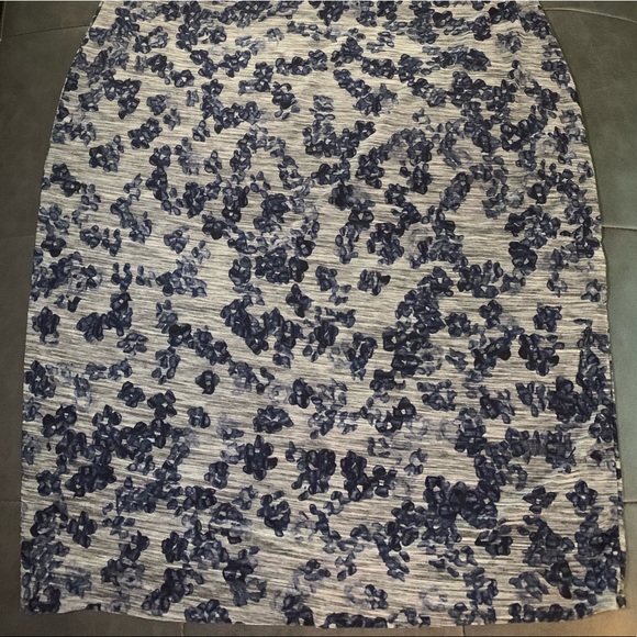 Rachel Roy Blue Floral Cold Shoulder Bodycon Dress - Picture 6 of 6